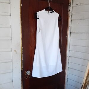 Alice + Olivia Classic White Mini Dress